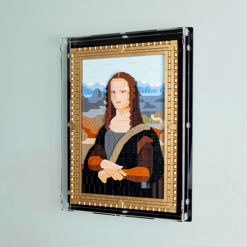 Mona Lisa Wall Mounted Display Case for LEGO 31213 – iDisplayit.co.uk