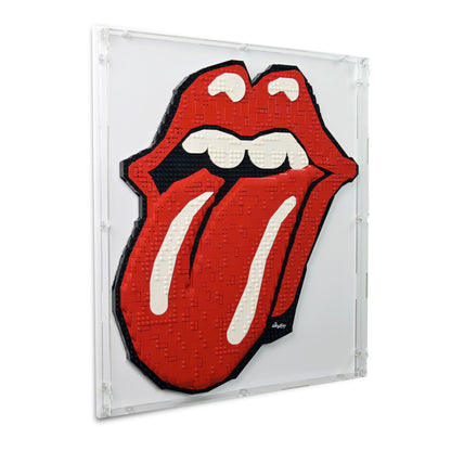 The Rolling Stones Wall Mounted Display Case for LEGO 31206