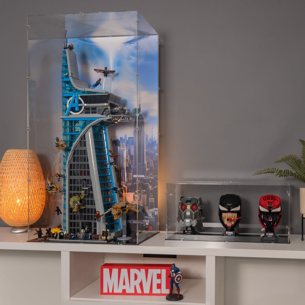 Avengers Tower Display Case for LEGO 76269