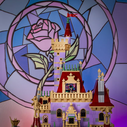 Disney Beauty and the Beast Castle Display Case for LEGO 43263