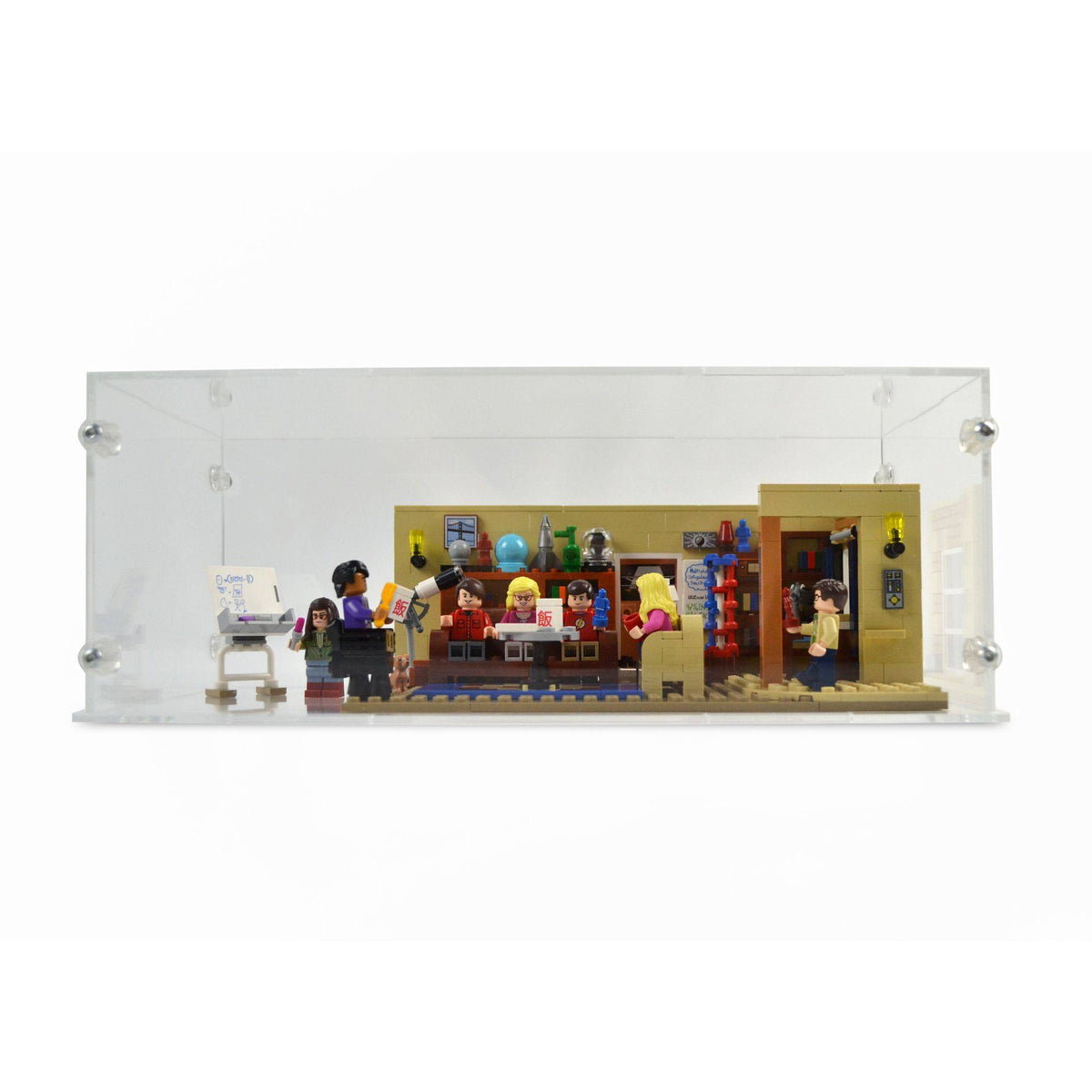 The Big Bang Theory Display Case for LEGO 21302
