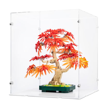 Japanese Red Maple Bonsai Tree Display Case for LEGO 10348