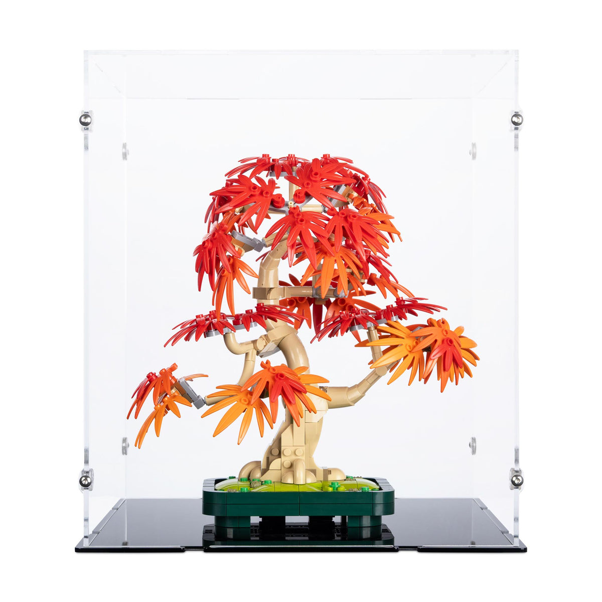 Japanese Red Maple Bonsai Tree Display Case for LEGO 10348
