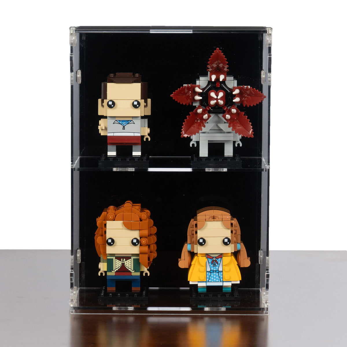 2in1 LEGO BrickHeadz Desk and Wall Display Case (2x2)