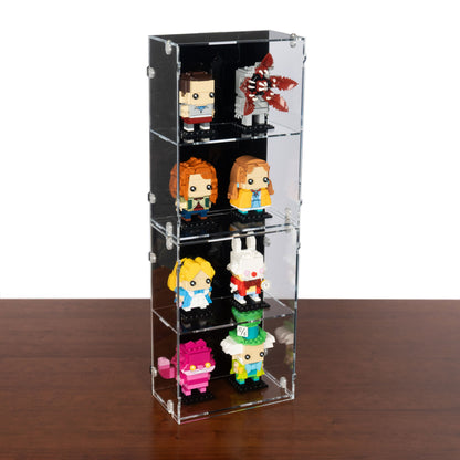 2in1 LEGO BrickHeadz Desk and Wall Display Case (2x2)