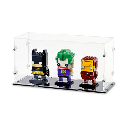 Display Case for 3x LEGO Brickheadz