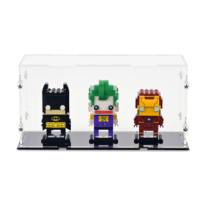 Display Case for 3x LEGO Brickheadz