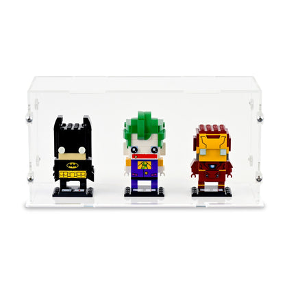 Display Case for 3x LEGO Brickheadz