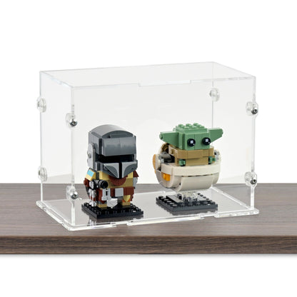 Display Case for 2x LEGO Brickheadz