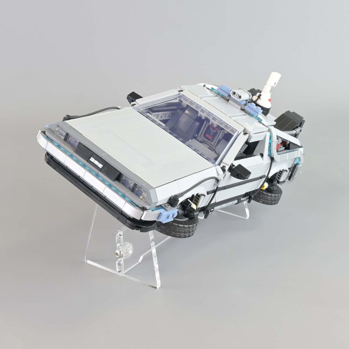 Back to the Future Time Machine MK2 Display Stand for LEGO 10300