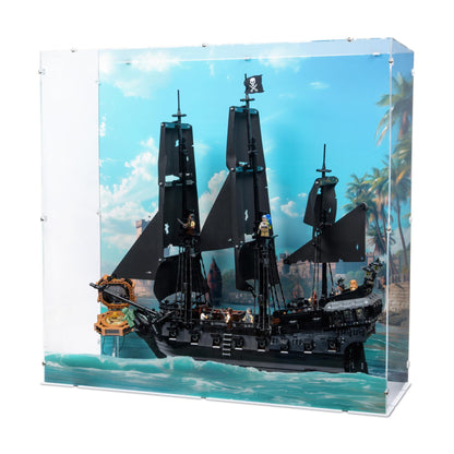 Captain Jack Sparrow's Pirate Ship Display Case for LEGO 10365