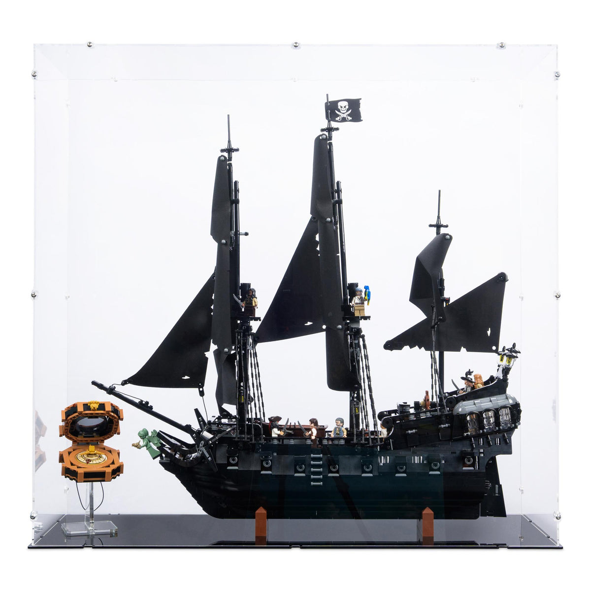 Captain Jack Sparrow's Pirate Ship Display Case for LEGO 10365
