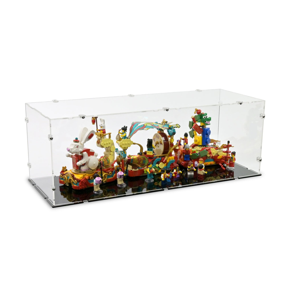 Lunar New Year Parade Display Case for LEGO 80111