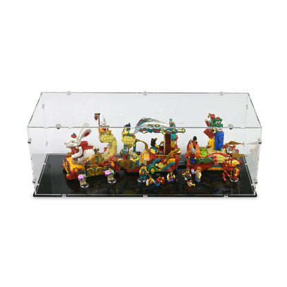 Lunar New Year Parade Display Case for LEGO 80111
