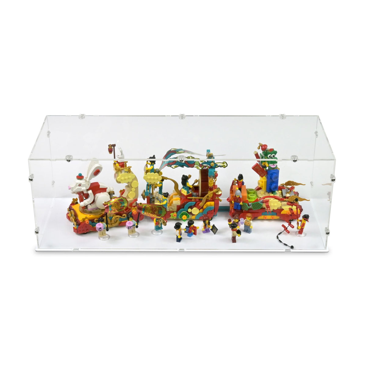 Lunar New Year Parade Display Case for LEGO 80111