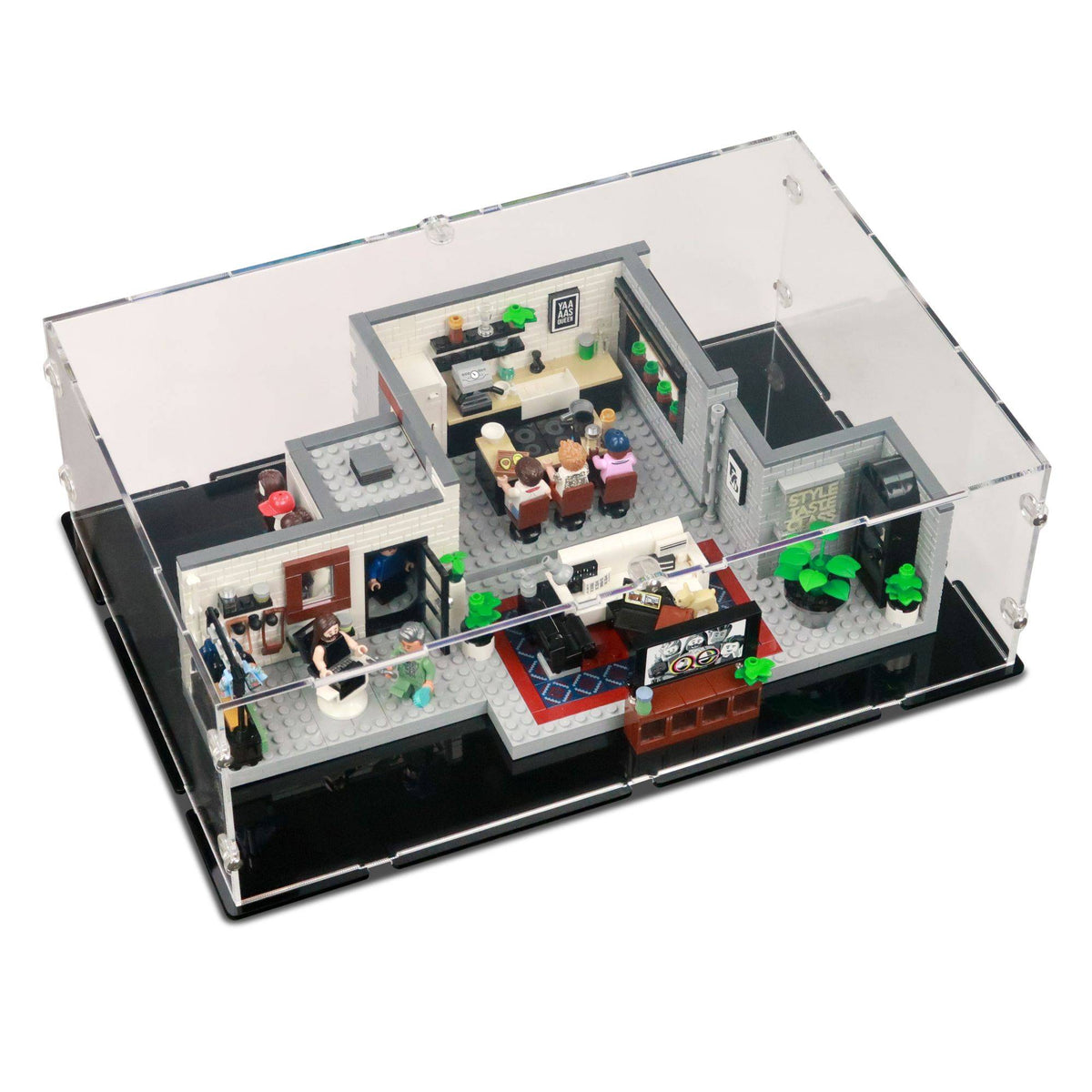 Queer Eye The Fab 5 Loft Display Case for LEGO 10291