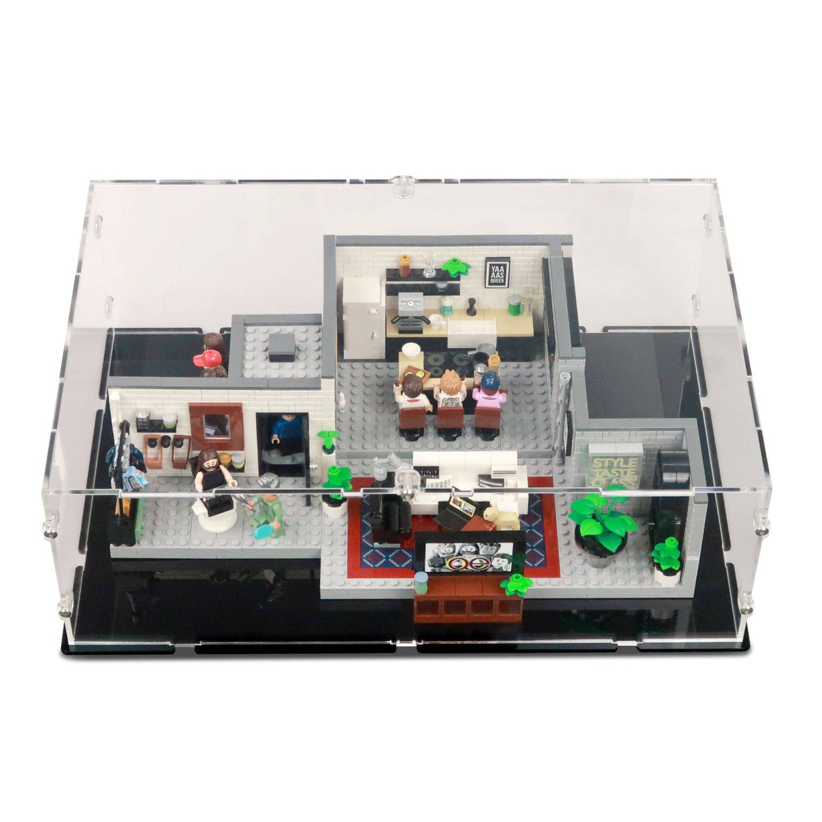 Queer Eye The Fab 5 Loft Display Case for LEGO 10291