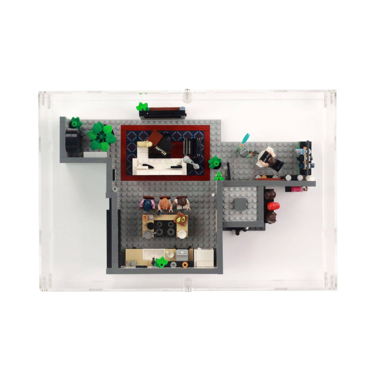 Queer Eye The Fab 5 Loft Display Case for LEGO 10291