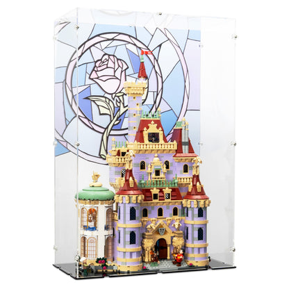 Disney Beauty and the Beast Castle Display Case for LEGO 43263