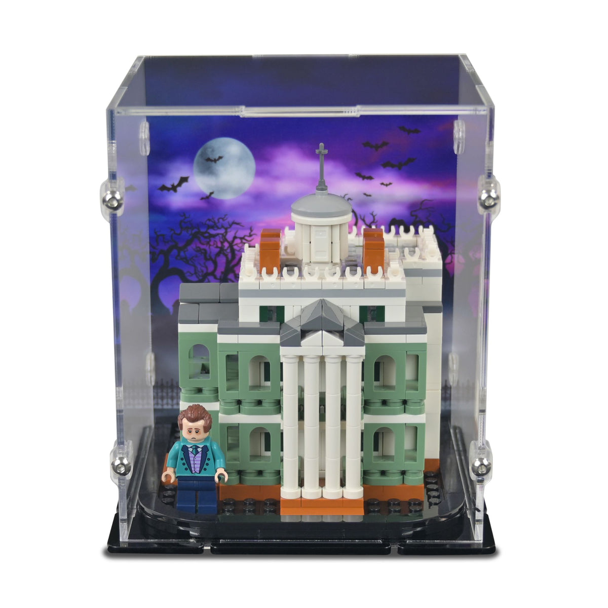 Mini Disney The Haunted Mansion Display Case for LEGO 40521