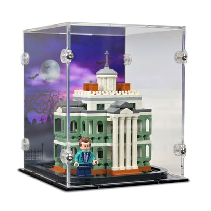 Mini Disney The Haunted Mansion Display Case for LEGO 40521