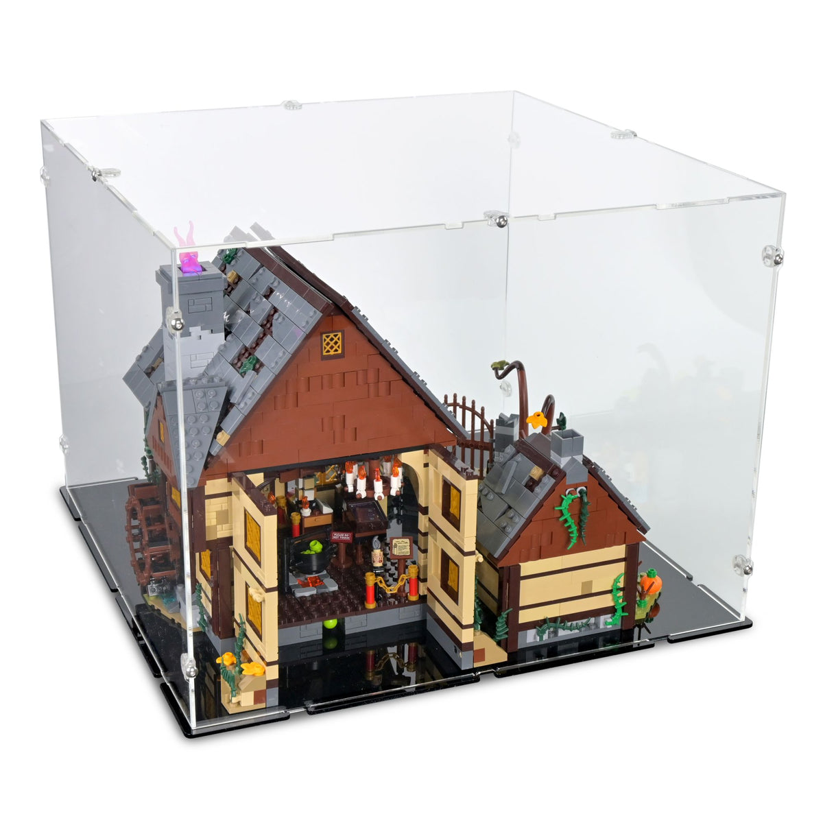 Disney Hocus Pocus The Sanderson Sisters' Cottage Display Case for LEGO 21341