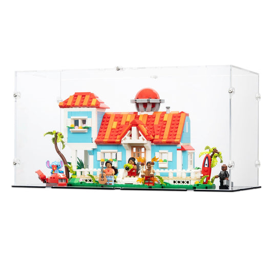 Disney Lilo and Stitch Beach House Display Case for LEGO 43268