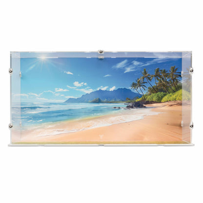 Disney Lilo and Stitch Beach House Display Case for LEGO 43268