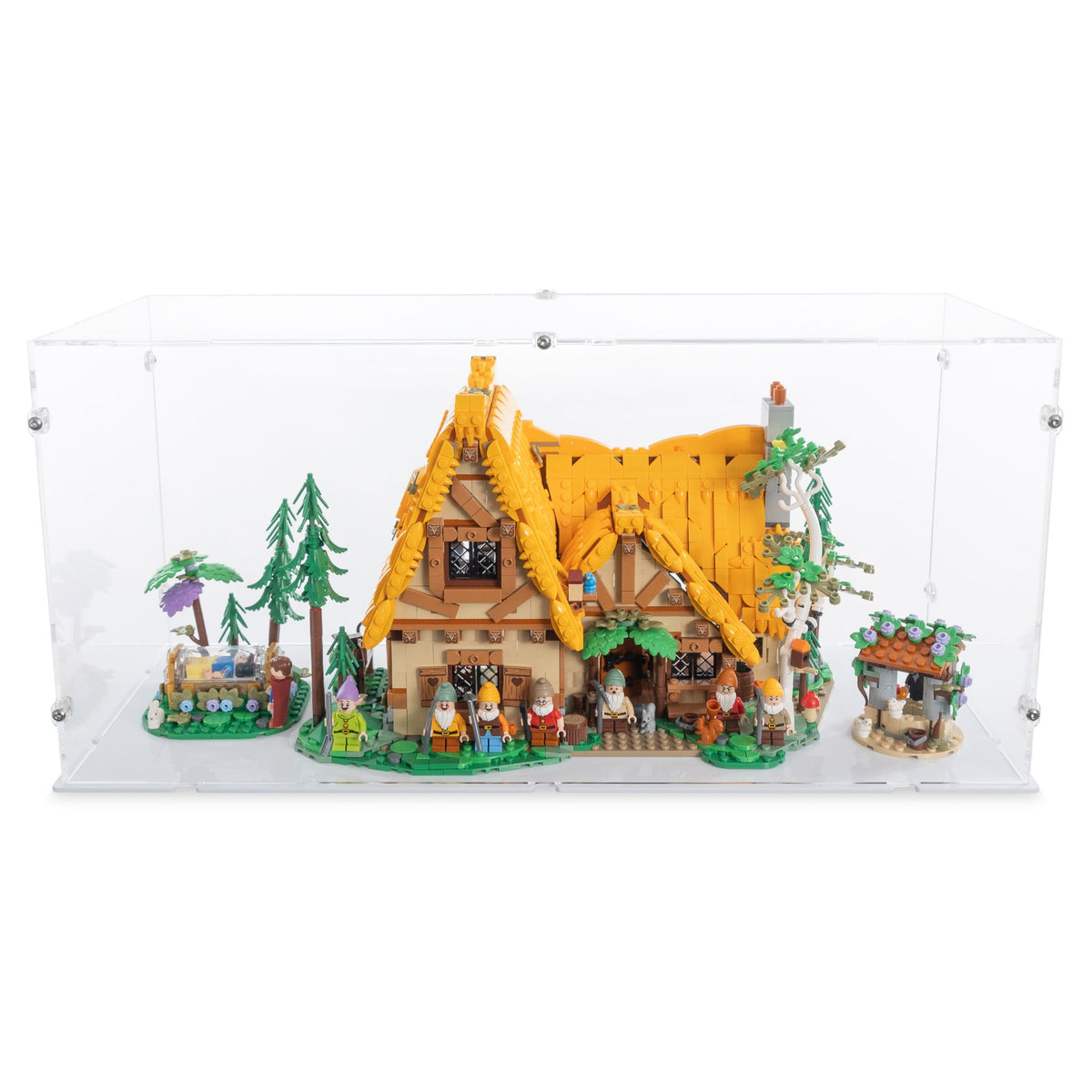 Snow White & The Seven Dwarfs' Cottage Display Case for LEGO 43242