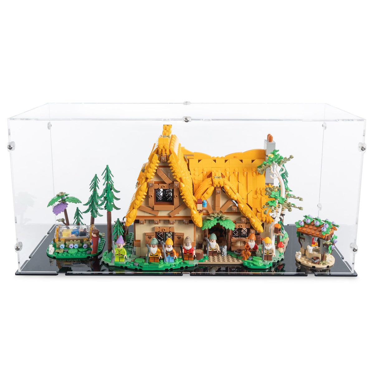Snow White & The Seven Dwarfs' Cottage Display Case for LEGO 43242