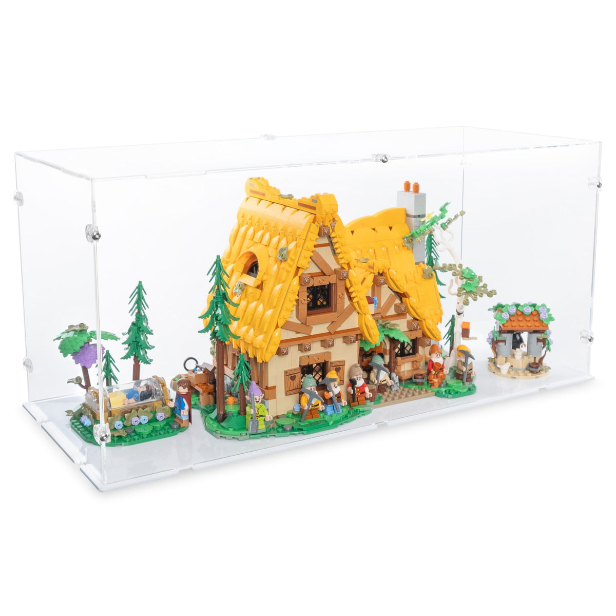 Snow White & The Seven Dwarfs' Cottage Display Case for LEGO 43242