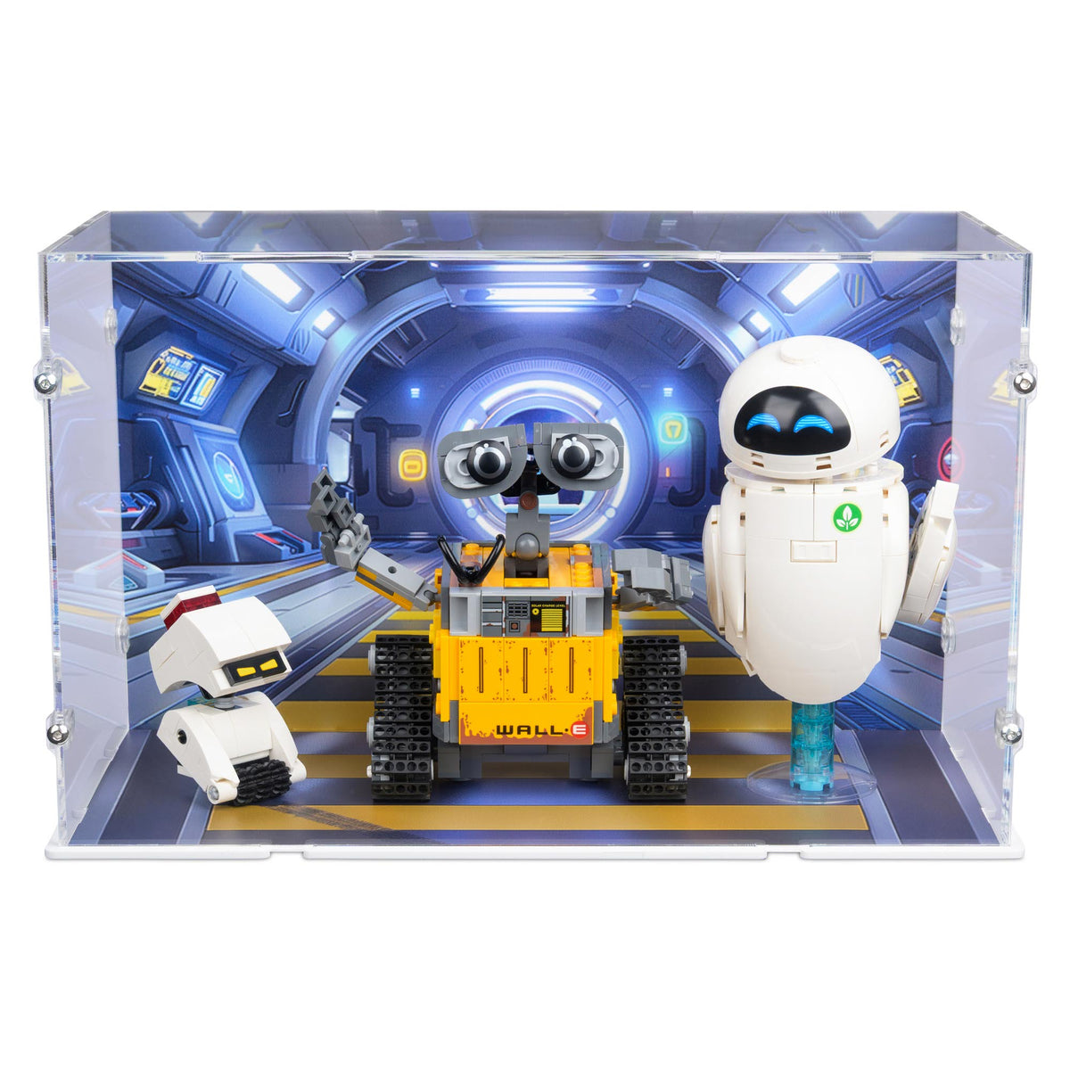 Disney WALL-E and EVE Display Case for LEGO 43279