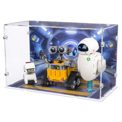 Disney WALL-E and EVE Display Case for LEGO 43279