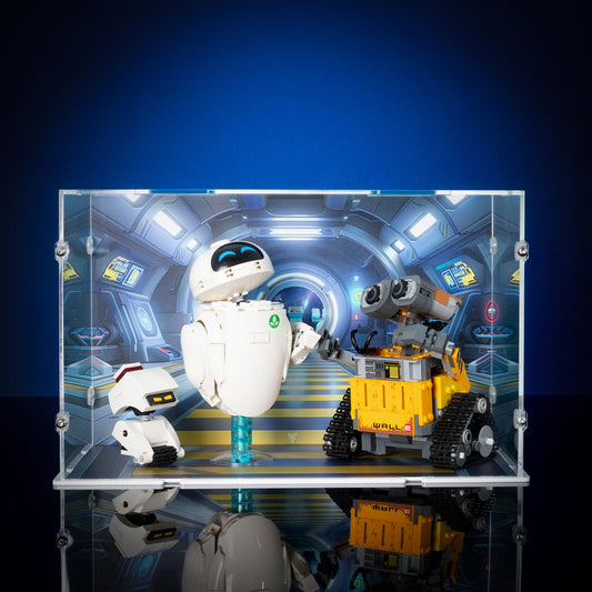 Disney WALL-E and EVE Display Case for LEGO 43279