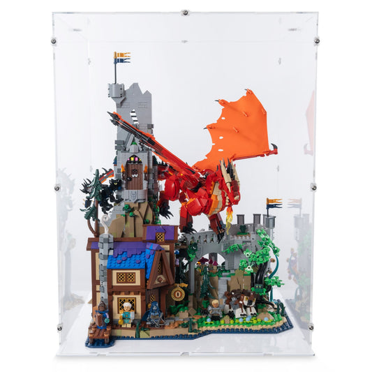 Dungeons & Dragons: Red Dragon's Tale Display Case for LEGO 21348