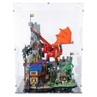 Dungeons & Dragons: Red Dragon's Tale Display Case for LEGO 21348