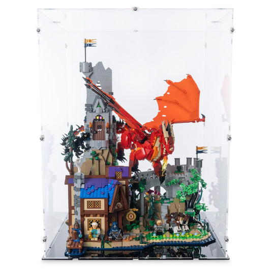 Dungeons & Dragons: Red Dragon's Tale Display Case for LEGO 21348