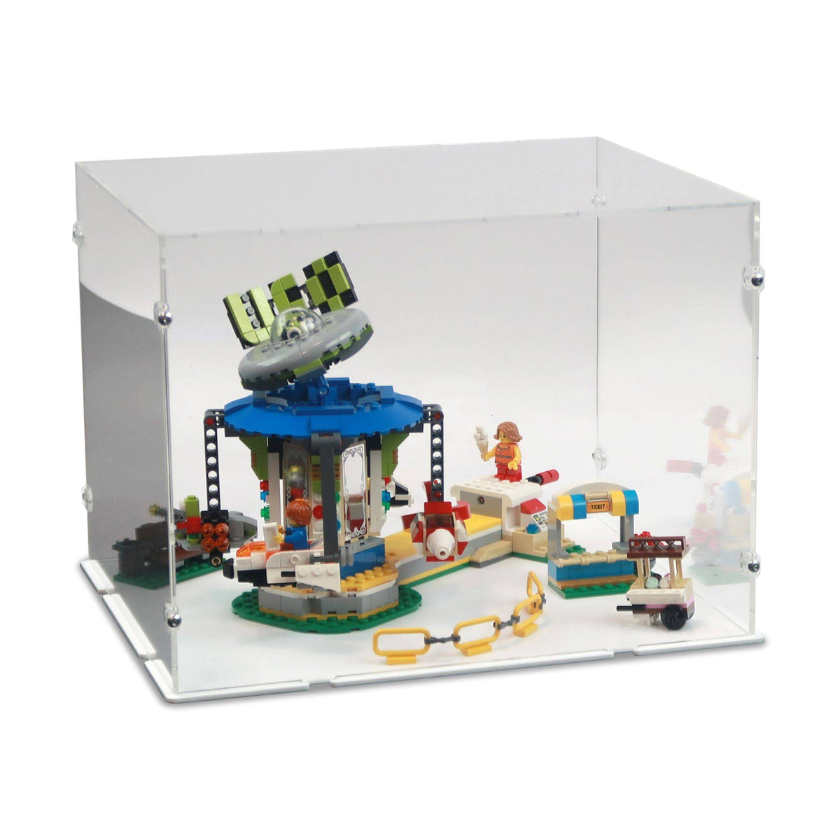 Fairground Carousel Display Case for LEGO 31095