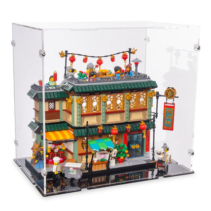 Family Reunion Celebration Display Case for LEGO 80113