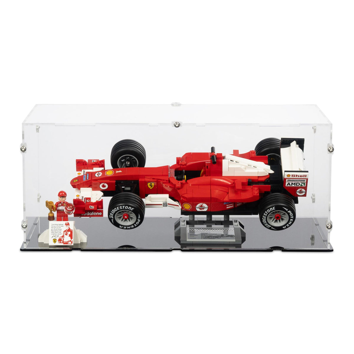 Ferrari F2004 & Michael Schumacher Display Case for LEGO 11375