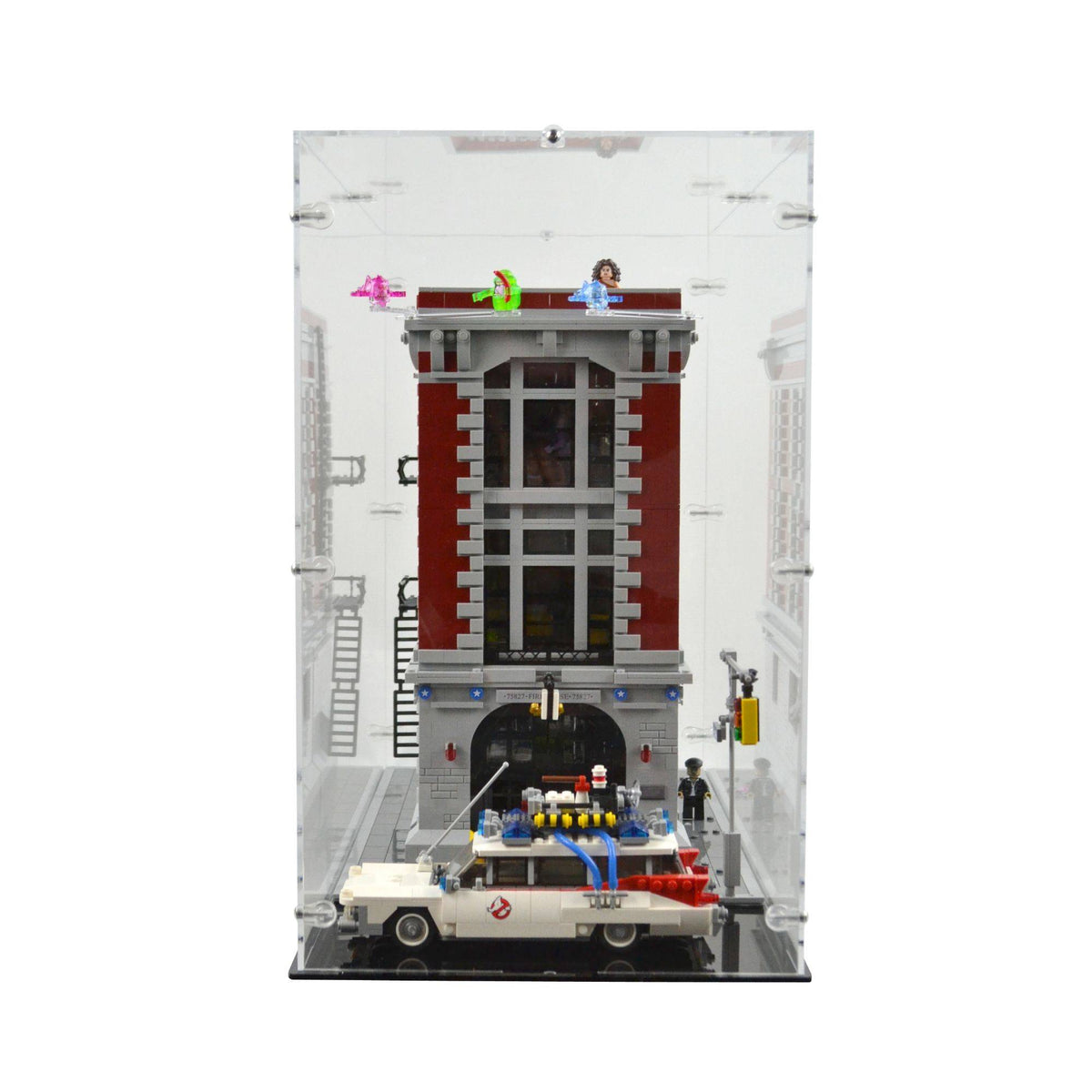 Ghostbusters Firehouse HQ (Closed Only) Display Case for LEGO 75827