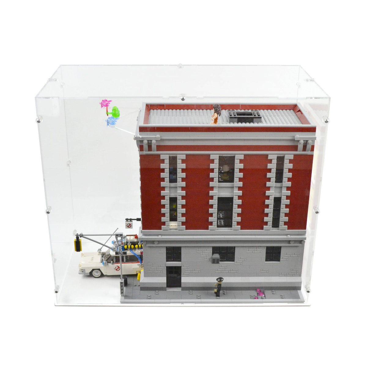 Ghostbusters Firehouse HQ (Closed Only) Display Case for LEGO 75827