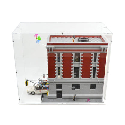 Ghostbusters Firehouse HQ (Closed Only) Display Case for LEGO 75827