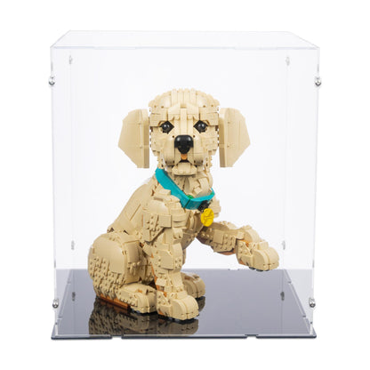 Golden Retriever Puppy Display Case for LEGO 11384