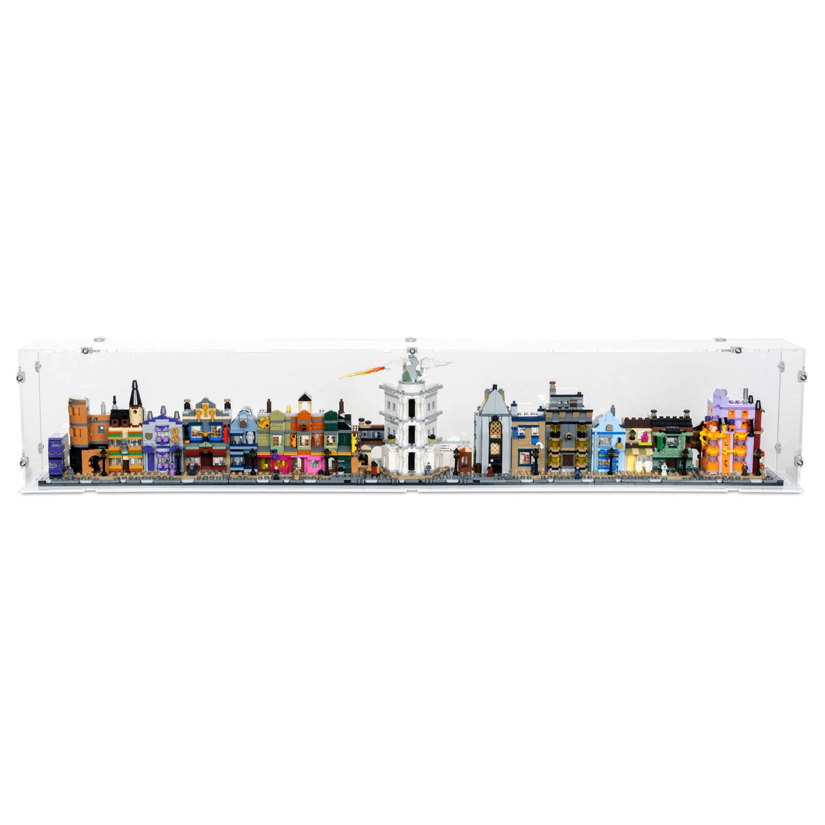 Diagon Alley Wizarding Shops Display Case for LEGO 76444