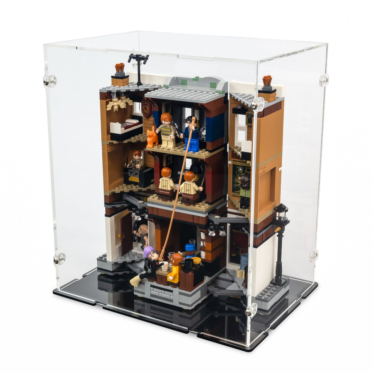 12 Grimmauld Place Display Case for LEGO 76408
