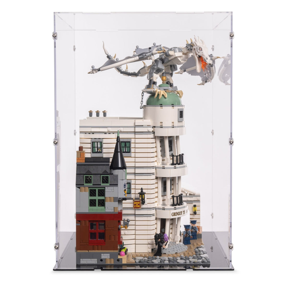 Gringotts Bank (Without Vault) Display Case for LEGO 76417