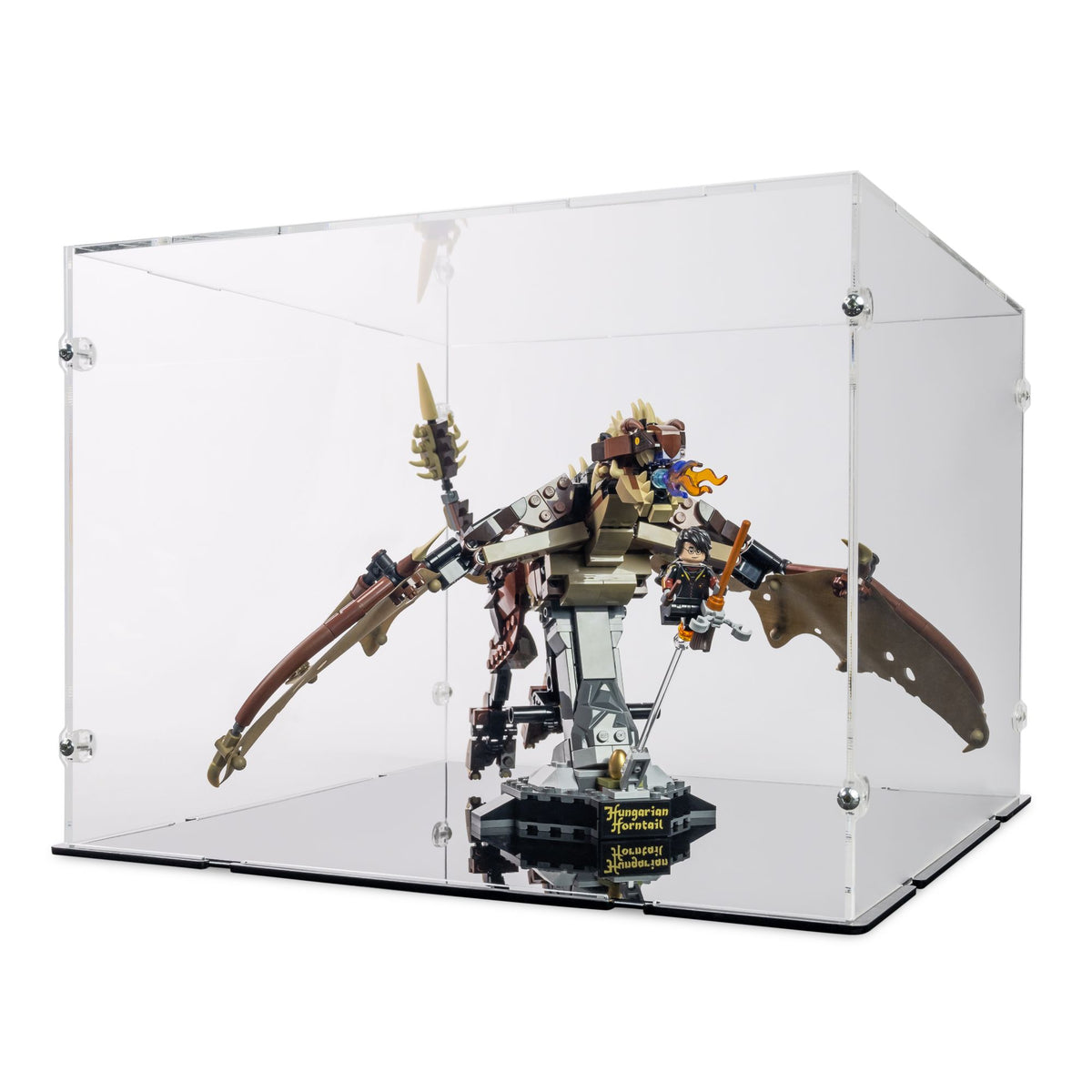 Hungarian Horntail Dragon Display Case for LEGO 76406