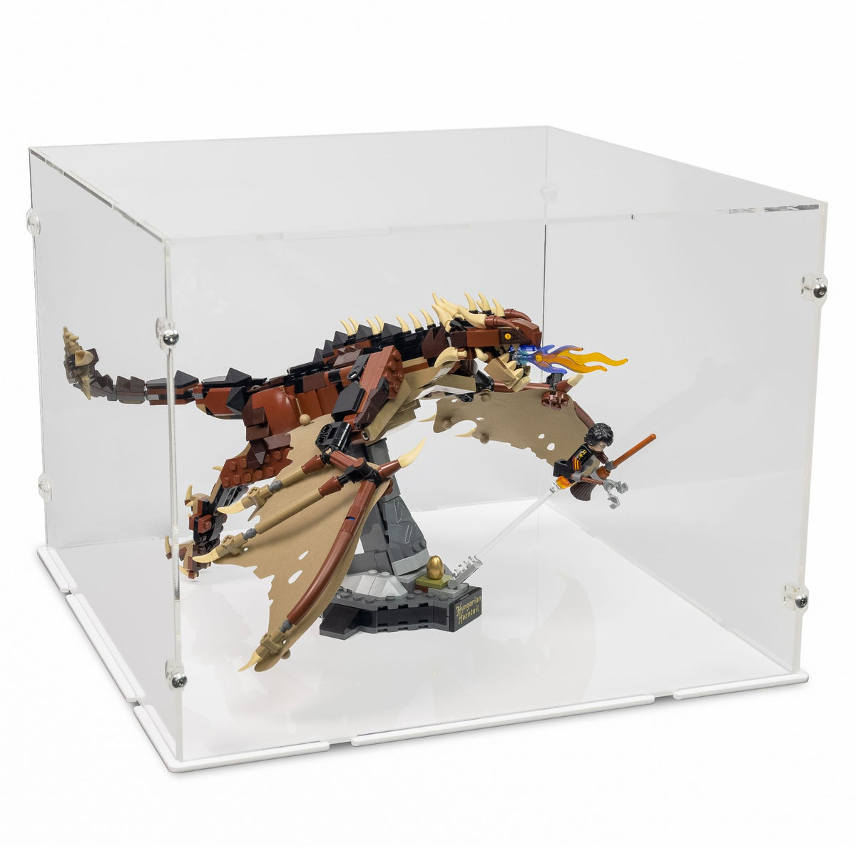 Hungarian Horntail Dragon Display Case for LEGO 76406