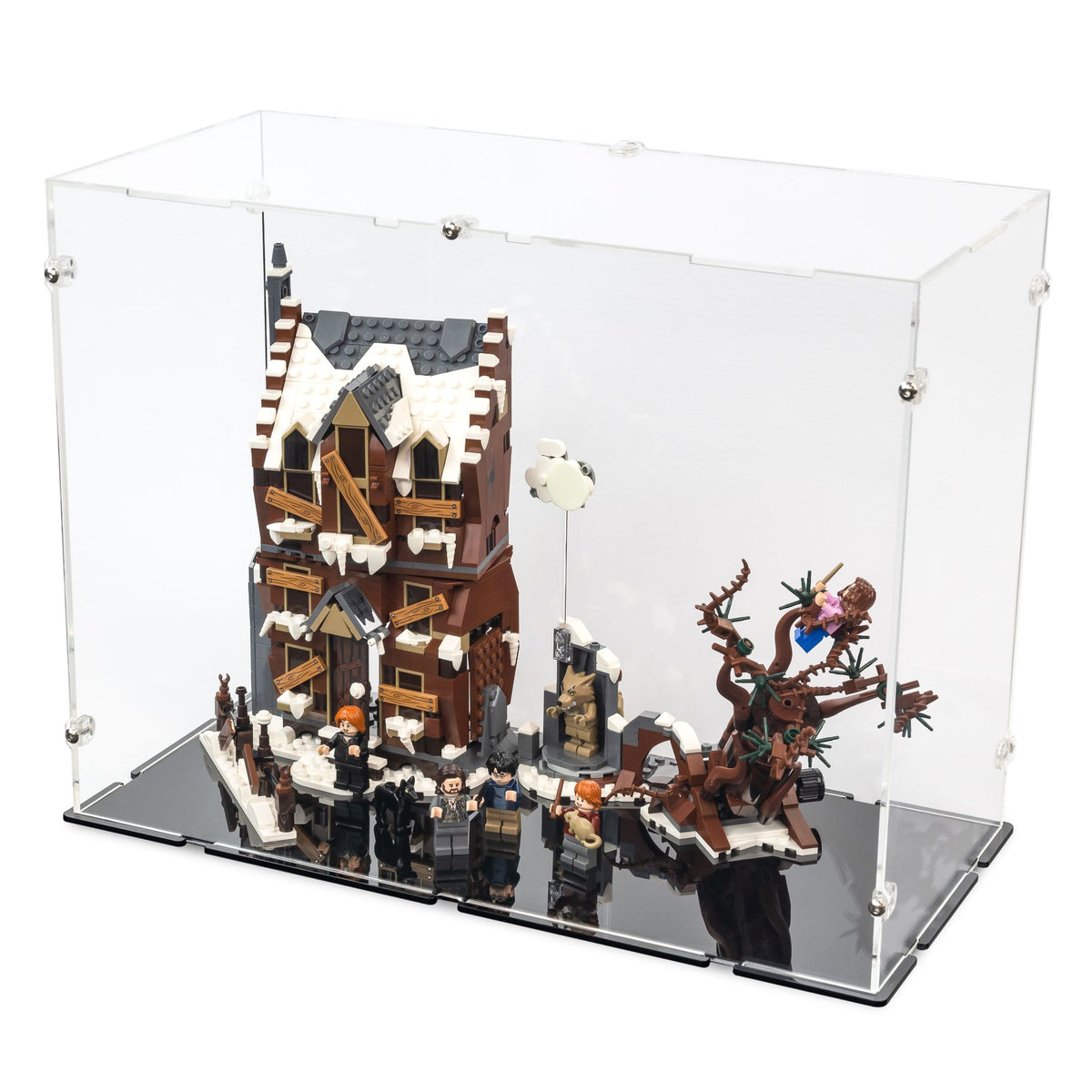 Shrieking Shack & Whomping Willow Display Case for LEGO 76407